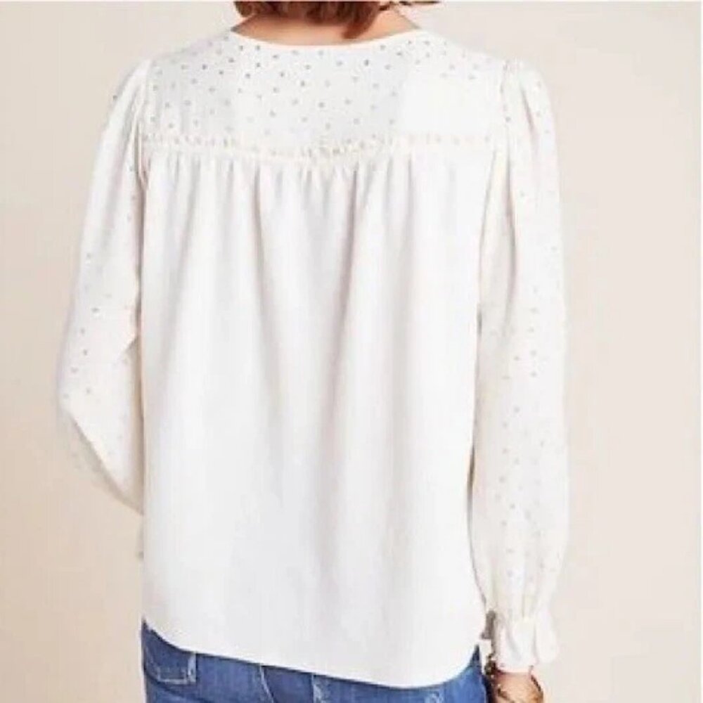 Anthropologie Current Air Bristol Peasant Blouse - Picture 2 of 8